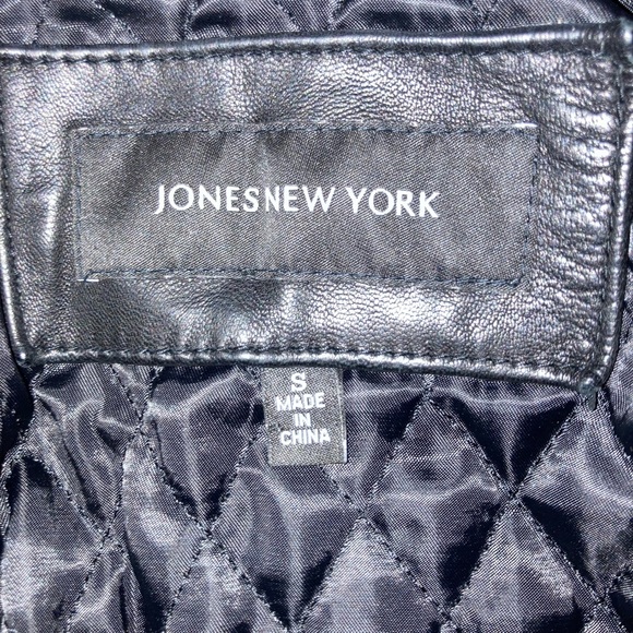 Jones New York Leather Jacket - Picture 3 of 4